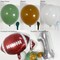 116PCS Balloon Arch Garland Kit, Green, Brown and White Balloons with Football Balloons for 1st Down Birthday, Baby Shower, and Sports Theme Party Decorations